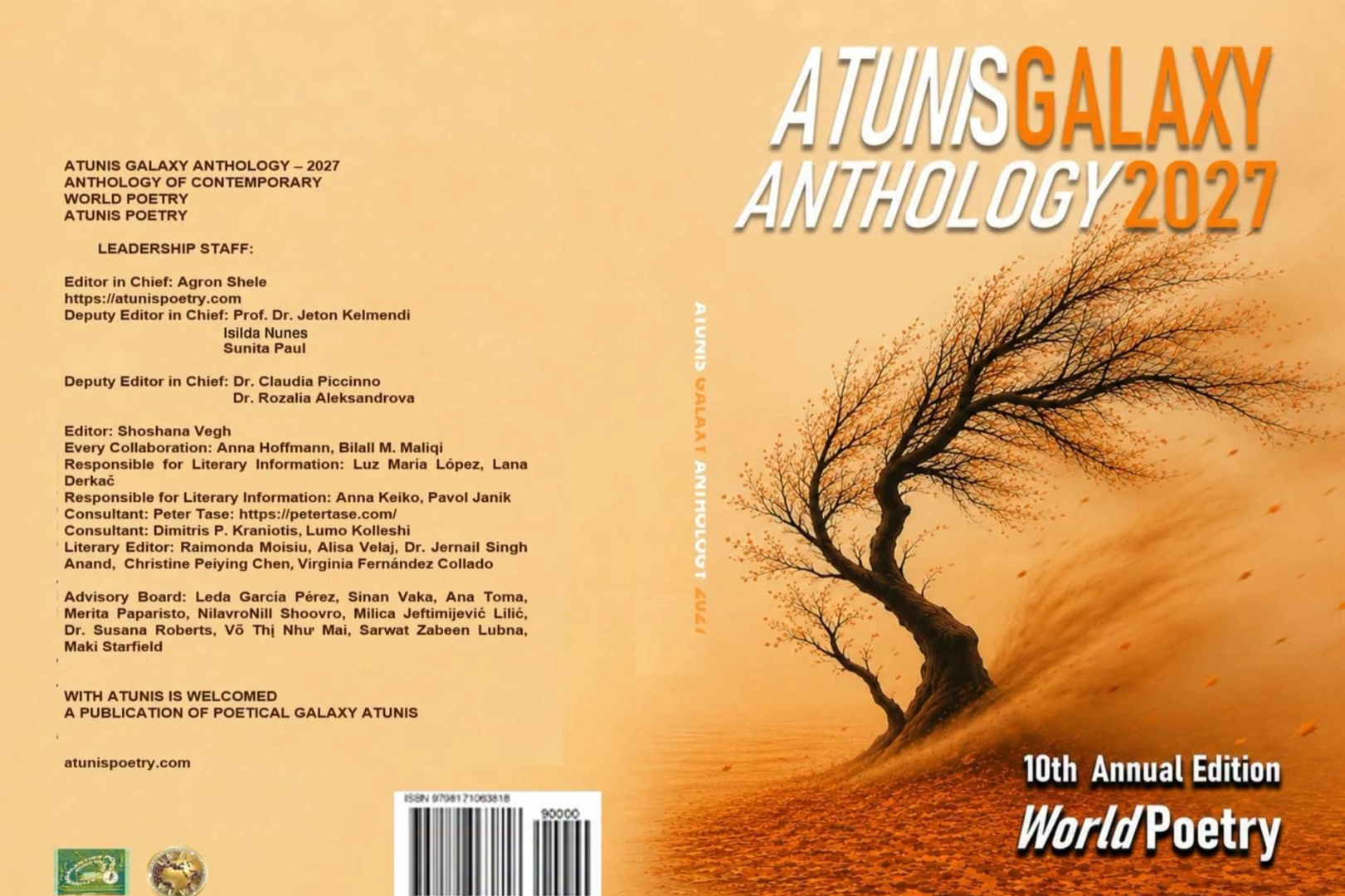 Gazeteci Özke’nin eserleri 2027 Atunis Galaxy Anthology’de 