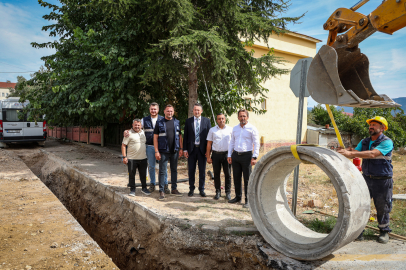 Sakarya Pamukova'da yağmur suyu projesinde sona gelindi