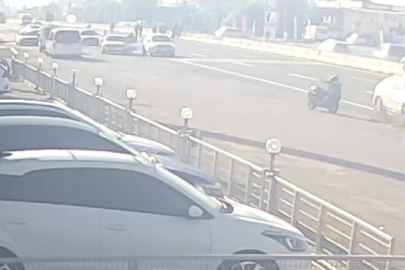 Düzce’de motosiklet yayaya çarptı!