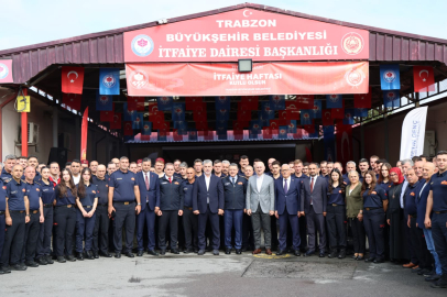 Trabzon İtfaiyesi'ne 9 yeni araç kazandırıldı