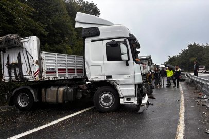 Akçakoca’da tır kazasında yaralanan olmadı