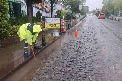 Kocaeli Büyükşehir ekipleri yağışa karşı seferber