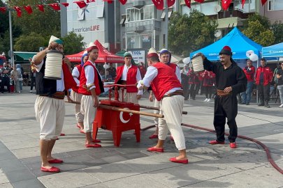 Kocaeli meydanları İtfaiye Haftası’nda renklendi
