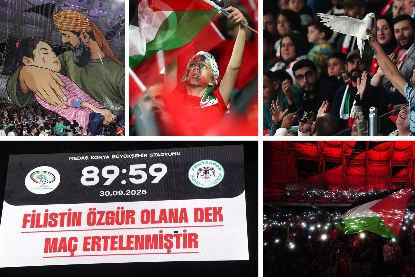 Cumhurbaşkanı Erdoğan’dan Filistin-Konyaspor maçına mesaj: Kardeşliği gözler önüne seren müstesna bir örnek