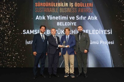 Samsun Büyükşehir’e sürdürülebilirlik ödülü
