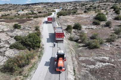 Manisa Kula’da 35 kilometrelik yol yenileniyor