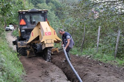 Ordu’da Güvenyurt’a içme suyu hattı