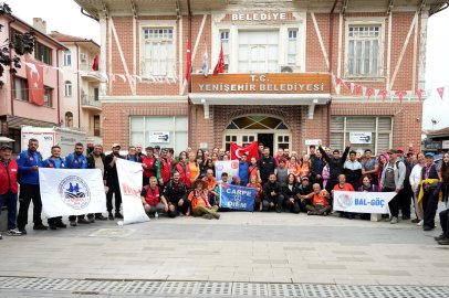 Bursa'da yüzlerce doğasever Yenişehir'de buluştu