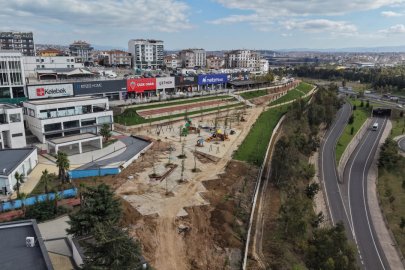 Çayırova'da FSM Parkı'nda çalışmalar hızla sürüyor