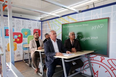 Kayseri Talas'ta deprem hazırlığı