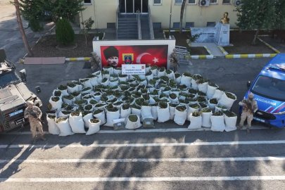 Diyarbakır’da 2 ton 200 kilo esrar ele geçirildi