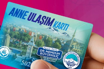 Kayseri Büyükşehir'in Anne Ulaşım Kartı'na yoğun ilgi