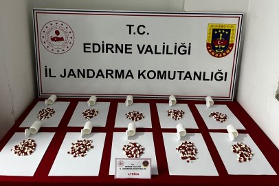 Uzunköprü'de 568 adet sentetik hap ele geçirildi