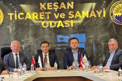 Keşan TSO'da tebrik ziyaretleri sürüyor