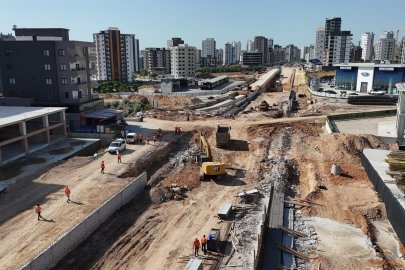 Mersin trafiğine nefes aldıracak projede kesintisiz mesai