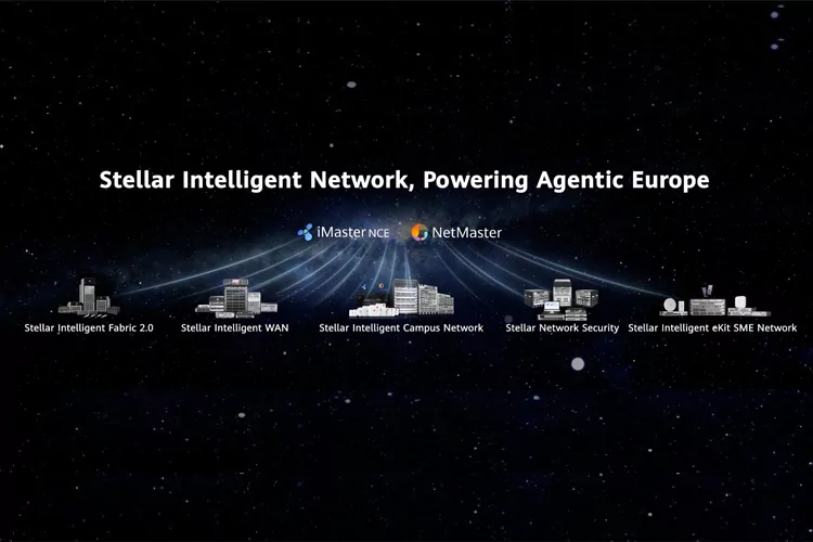 Huawei, "Güvenli ve Akıllı Bağlantı" felsefesi kapsamında Avrupa Bölgesi için geliştirilmiş Stellar Akıllı Ağ Çözümünü tanıttı
