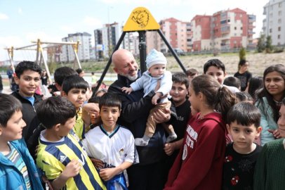 Kayseri Kocasinan'ın parkları çocuklara katkı sağlıyor