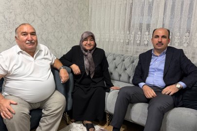Konya'da 'Vefa Umresi' sonrası Başkan Altay'dan ev ziyareti