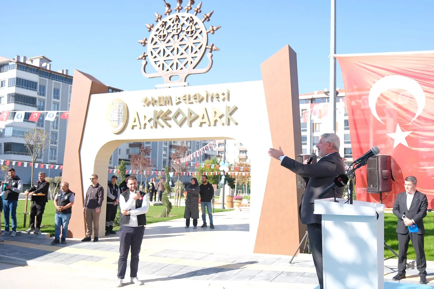 Çorum’un üçüncü tematik parkı ‘Arkeopark’ açıldı