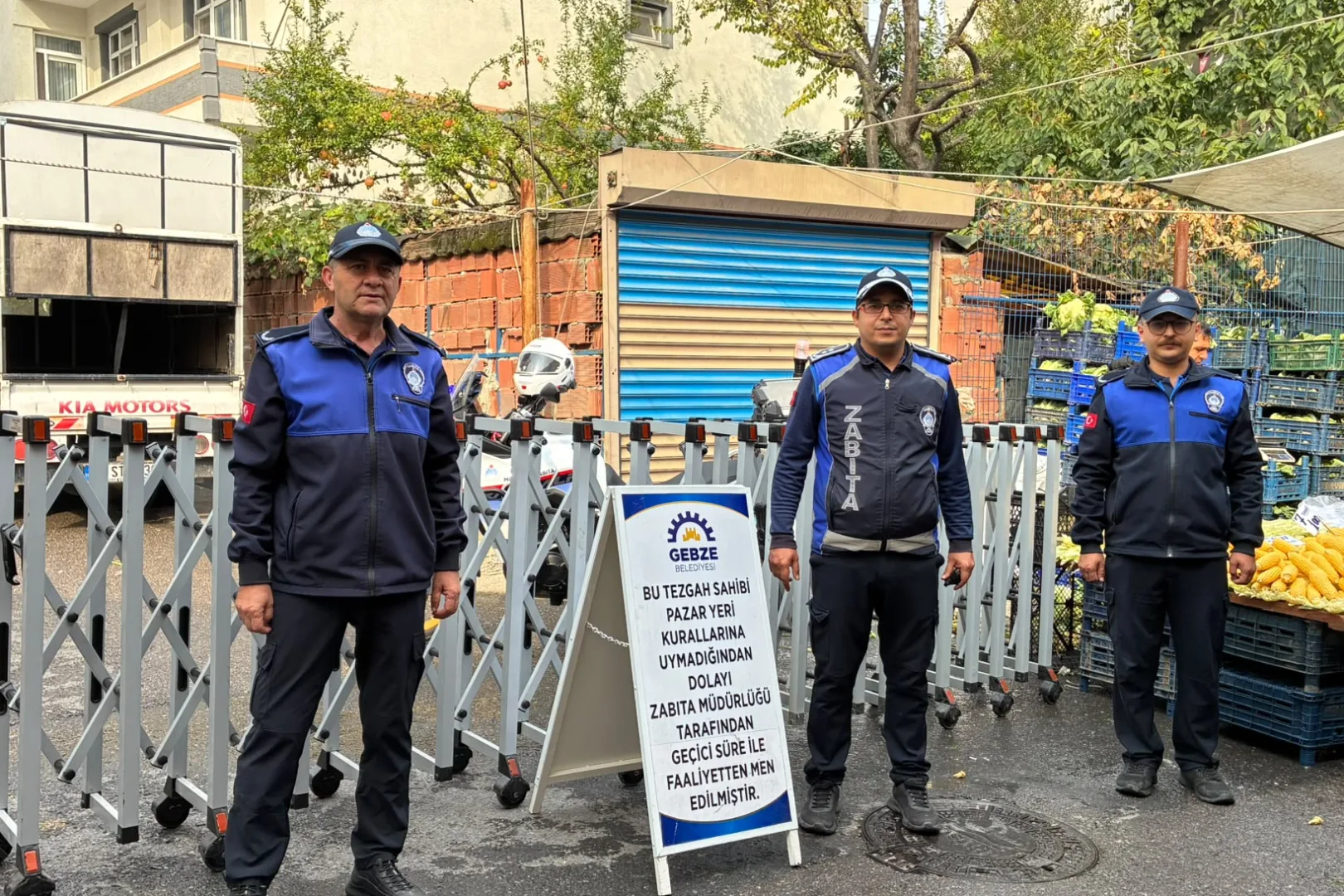 Kocaeli Gebze'de pazar yerlerine sıkı denetim