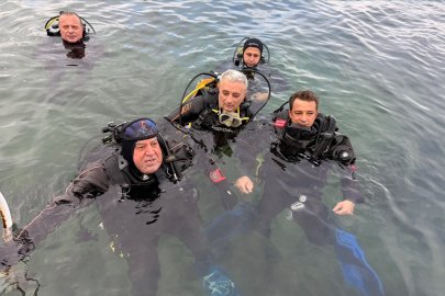 Marmara Denizi’nde deniz çayırları pinalara yakın mercek