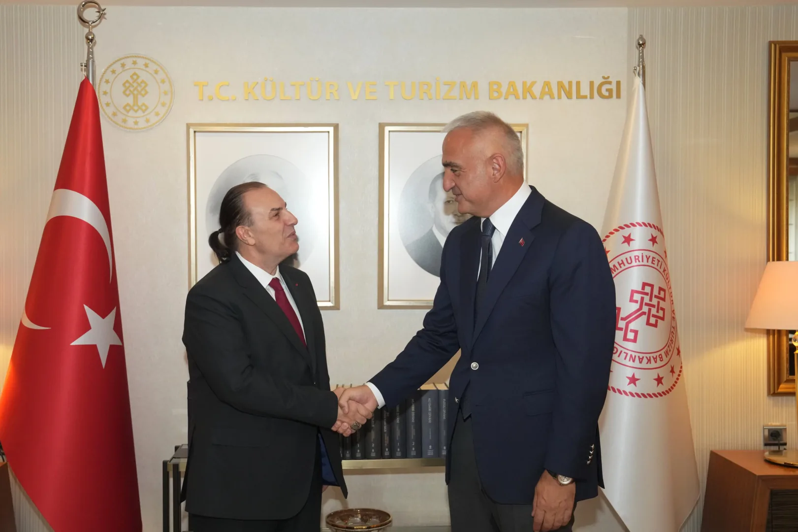Bakan Ersoy, Can Atilla'yı ağırladı