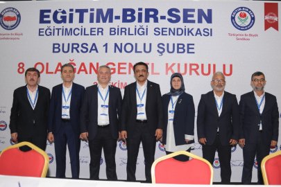 Eğitim-Bir-Sen Bursa'da Adil Yazıcıoğlu dönemi