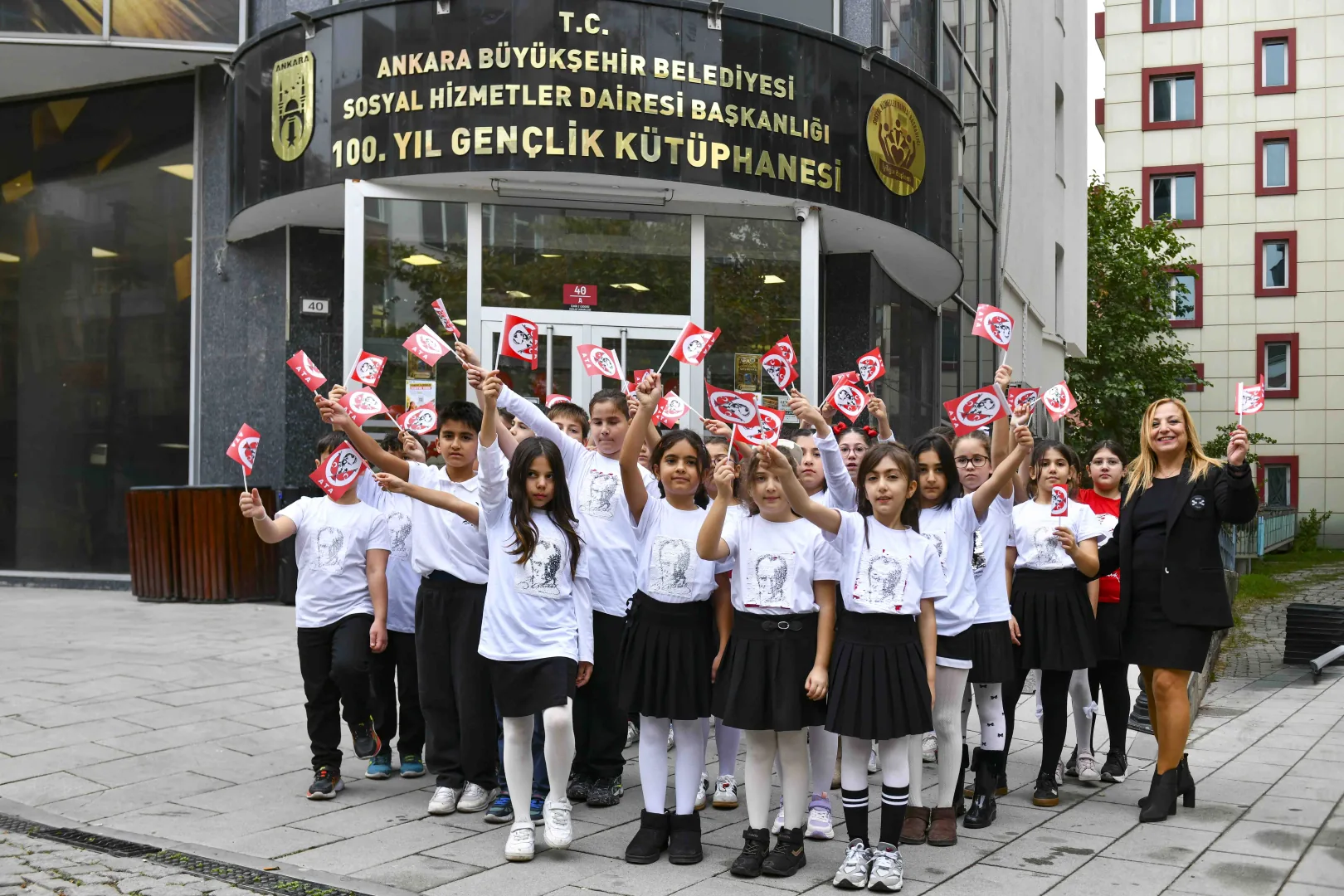 Ankara’da çocuklar Cumhuriyet Bayramı’nı coşkuyla kutladı