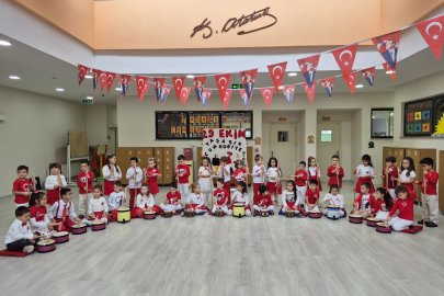 Minikler Cumhuriyetin 103. yılını böyle kutladı
