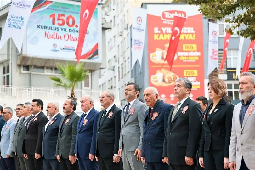Denizli Belediyesinin 150 yıllık tarihi törenle kutlandı