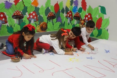 Eskişehirli çocuklar Cumhuriyet coşkusunu sanatla yaşadı