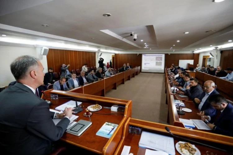 Bursa İnegöl'de Mayıs ayı meclis toplantısı yapıldı 