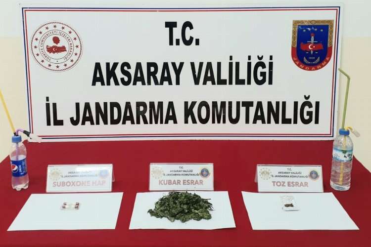 Aksaray’da uyuşturucu operasyonu: 2 gözaltı