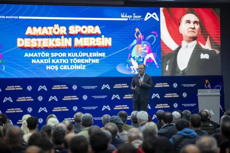 Amatör spor kulüplerine 7,5 milyon lira destek