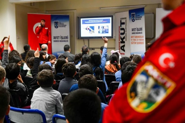 Ankara Büyükşehir'den afet eğitim semineri