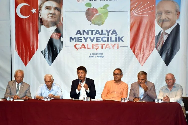 Antalya Elmalı'da CHP'den 'Meyvecilik Çalıştayı'