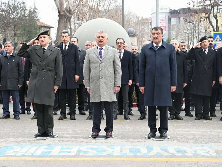 Atatürk’ün Malatya’ya gelişinin 93. yılı için tören yapıldı
