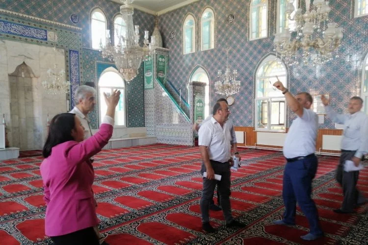 Bilecik Pazaryeri'nde tarihi cami restore ediliyor