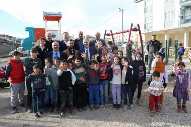 Bursa İnegöl'de 'Huzur'lu iki yeni park