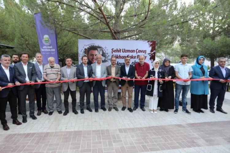 Bursa İnegöl'de şehit Gökhan Çakır Parkı'na resmi açılış