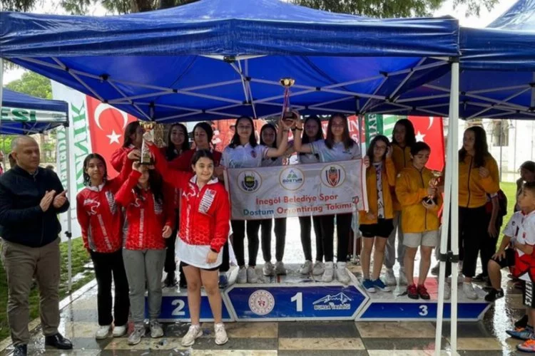 Bursa İnegöl oryantiringte Türkiye şampiyonu oldu