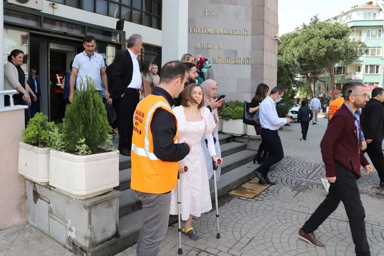 Bursa Milli Eğitim'de afet tatbikatı