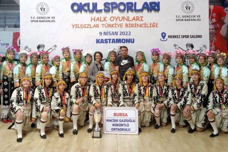Bursa’nın gururu Türkiye şampiyonu oldu