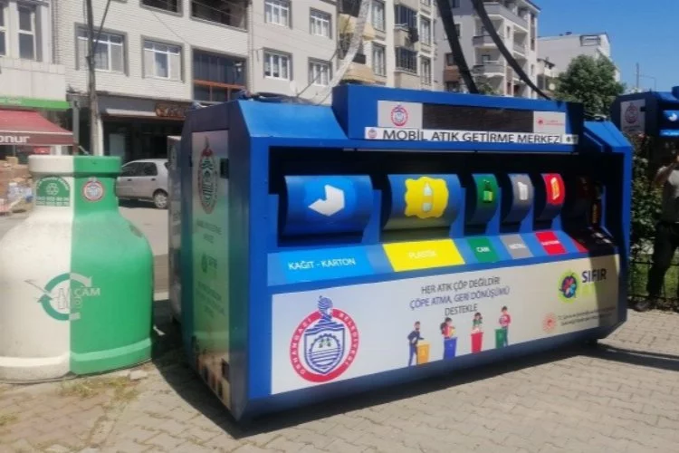 Bursa Orhangazi'de ayda 10 ton 'atık' cam