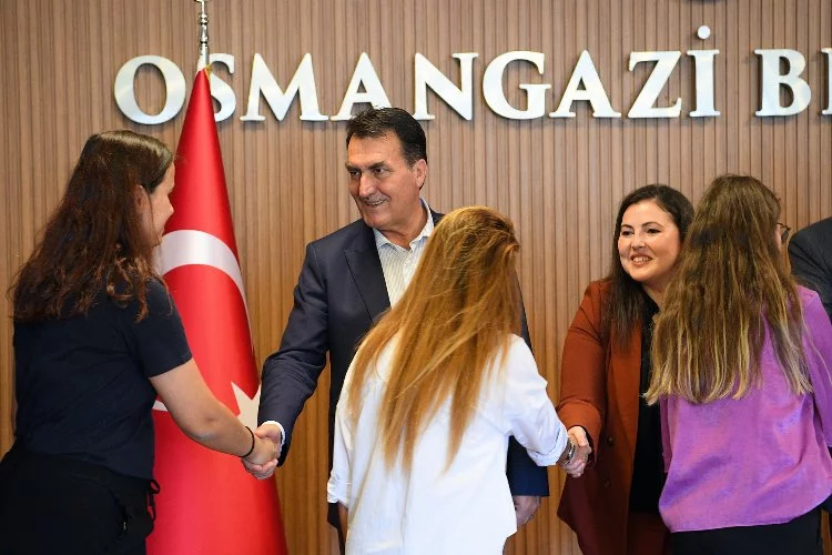 Bursa Osmangazi'de personel bayramlaşması