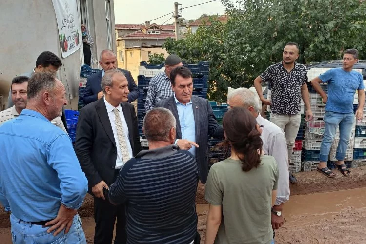 Bursa Osmangazi'de sel felaketin yaraları sarılıyor