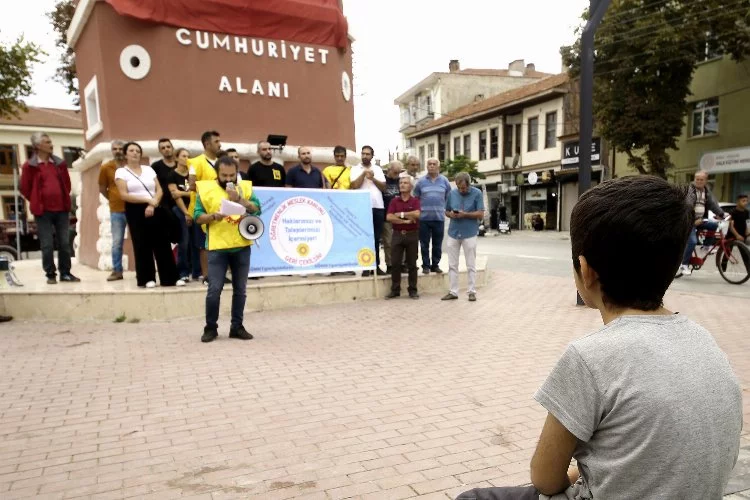 Bursa Yenişehir'de Eğitim-Sen'den 'mesleki' açıklama