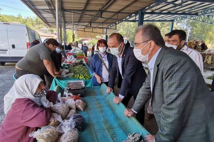 Muğla Ula’da CHP’lilerden Bakan Pakdemirli’ye pazaryeri daveti