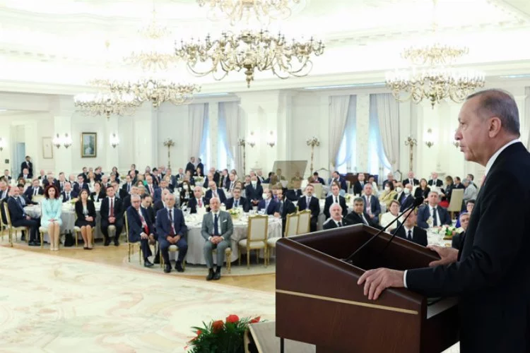 Cumhurbaşkanı Erdoğan'dan  Büyükelçilere 'barış' ve 'iş birliği' vurgusu