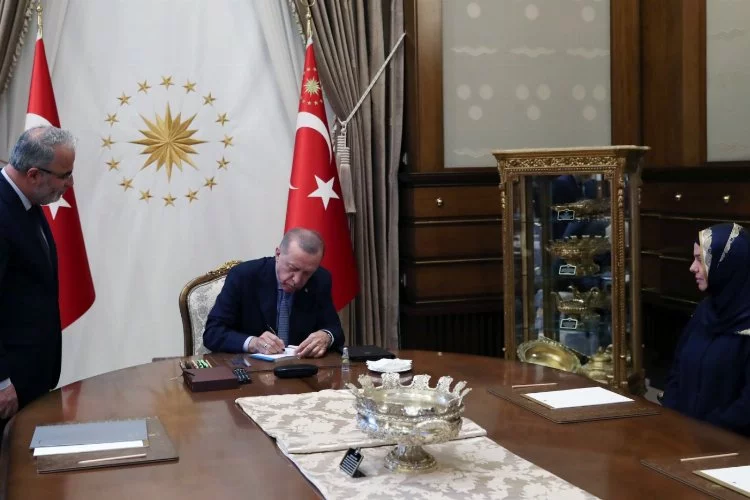 Cumhurbaşkanı Erdoğan'dan TDV'na kurban bağışladı